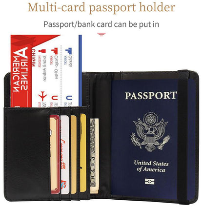 Personalized Leather Passport Holder, Travel Passport Cover, Passport Case