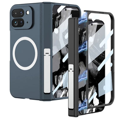 For Google Pixel 9 Pro Fold Armored Shockproof Case Built-in Screen Protector