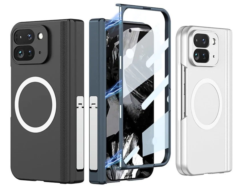 For Google Pixel 9 Pro Fold Armored Shockproof Case Built-in Screen Protector