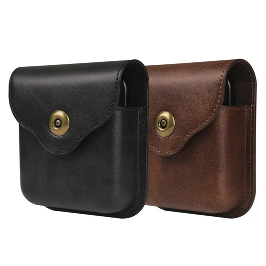 For Motorola Razr + 2024 Magnetic Flap Case PU Leather Belt Clip Holster Pouch