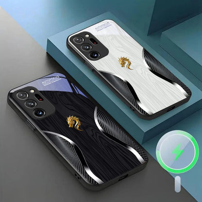 Urgalaxy Dragon Magnetic Glass Phone Case for Samsung Galaxy S26 25 Plus Ultra