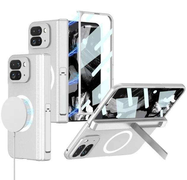 For Google Pixel 9 Pro Fold Armored Shockproof Case Built-in Screen Protector