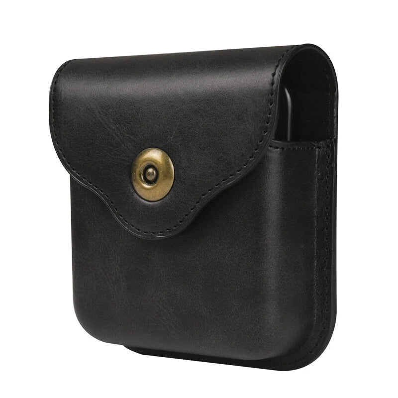 For Motorola Razr + 2024 Magnetic Flap Case PU Leather Belt Clip Holster Pouch