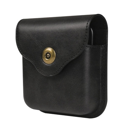 For Motorola Razr + 2024 Magnetic Flap Case PU Leather Belt Clip Holster Pouch
