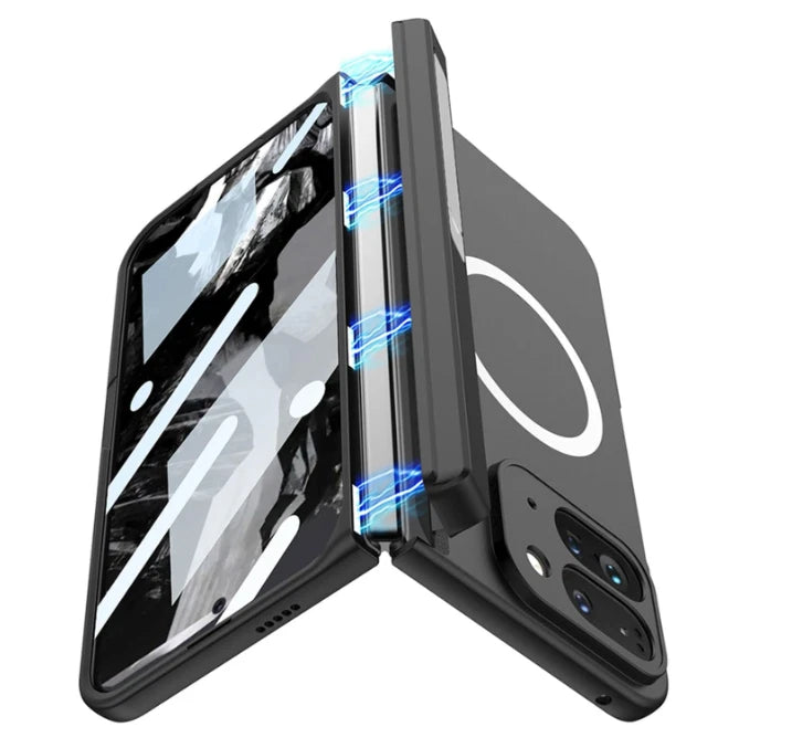For Google Pixel 9 Pro Fold Armored Shockproof Case Built-in Screen Protector
