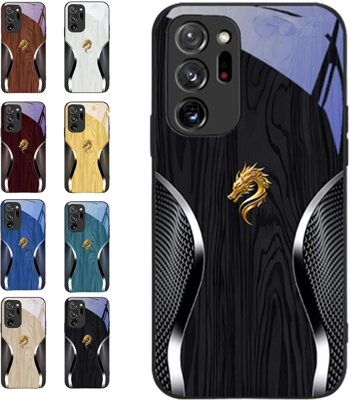 Urgalaxy Dragon Magnetic Glass Phone Case for Samsung Galaxy S26 25 Plus Ultra