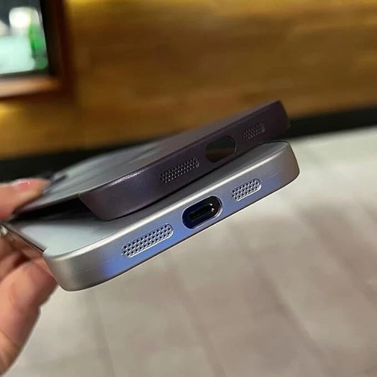 Matte PC Thin Frameless Case for iPhone 16 15 Pro with Lens Film