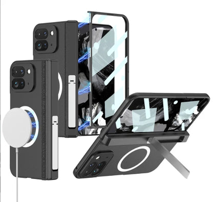 For Google Pixel 9 Pro Fold Armored Shockproof Case Built-in Screen Protector