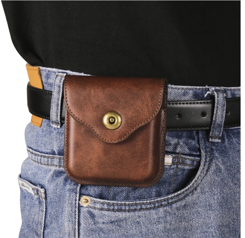For Motorola Razr + 2024 Magnetic Flap Case PU Leather Belt Clip Holster Pouch