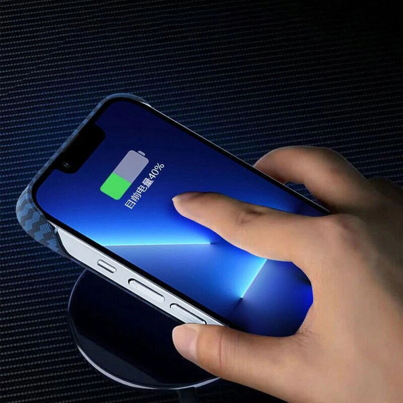 For iPhone 16 Pro Max 15 14 Shockproof Frameless Carbon Fiber Phone Case Cover