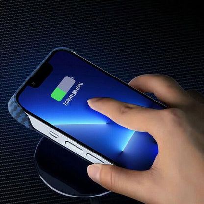 For iPhone 16 Pro Max 15 14 Shockproof Frameless Carbon Fiber Phone Case Cover